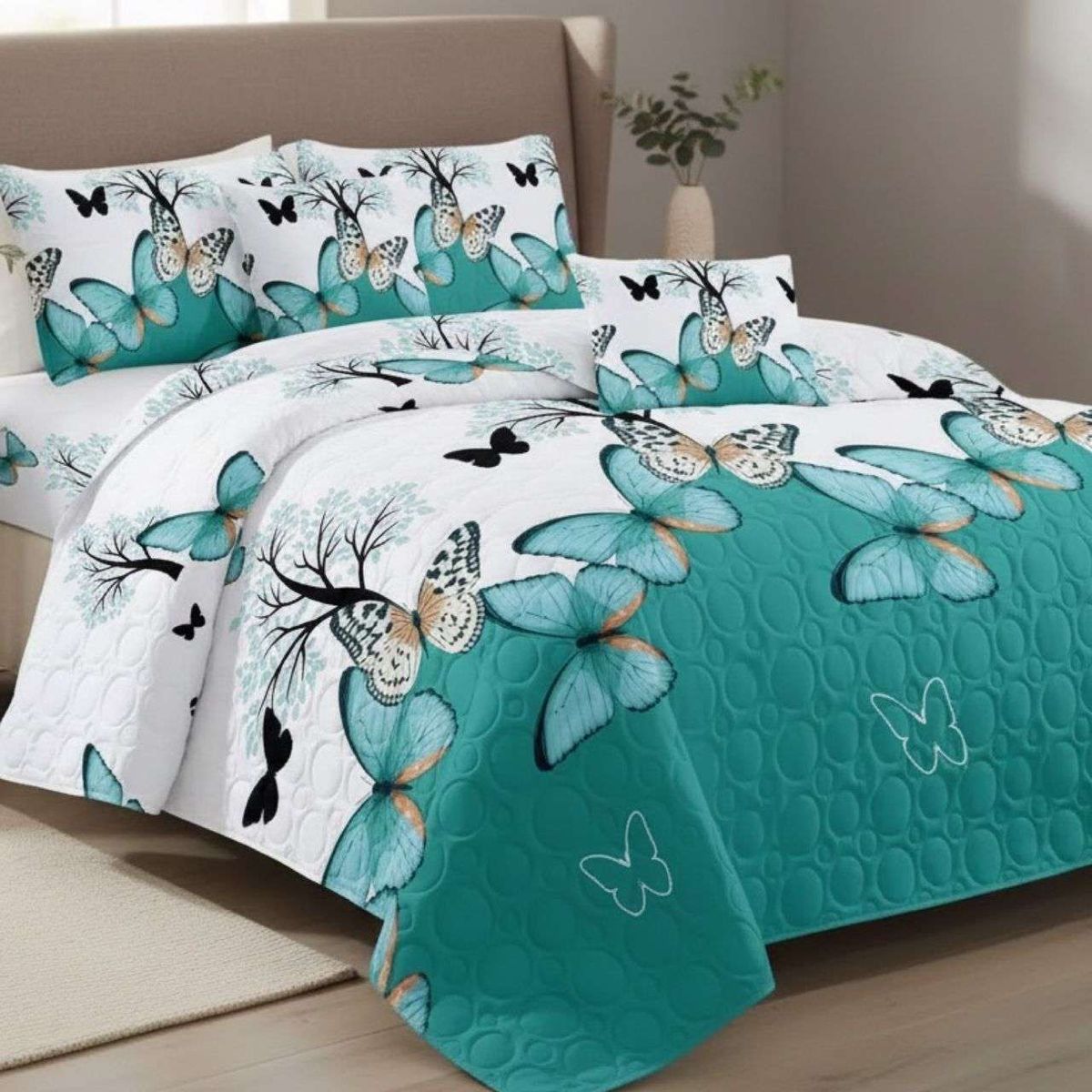 GENERICO - SABANA CON CUBRECAMA DE VERANO PLAZA Y MEDIA S81