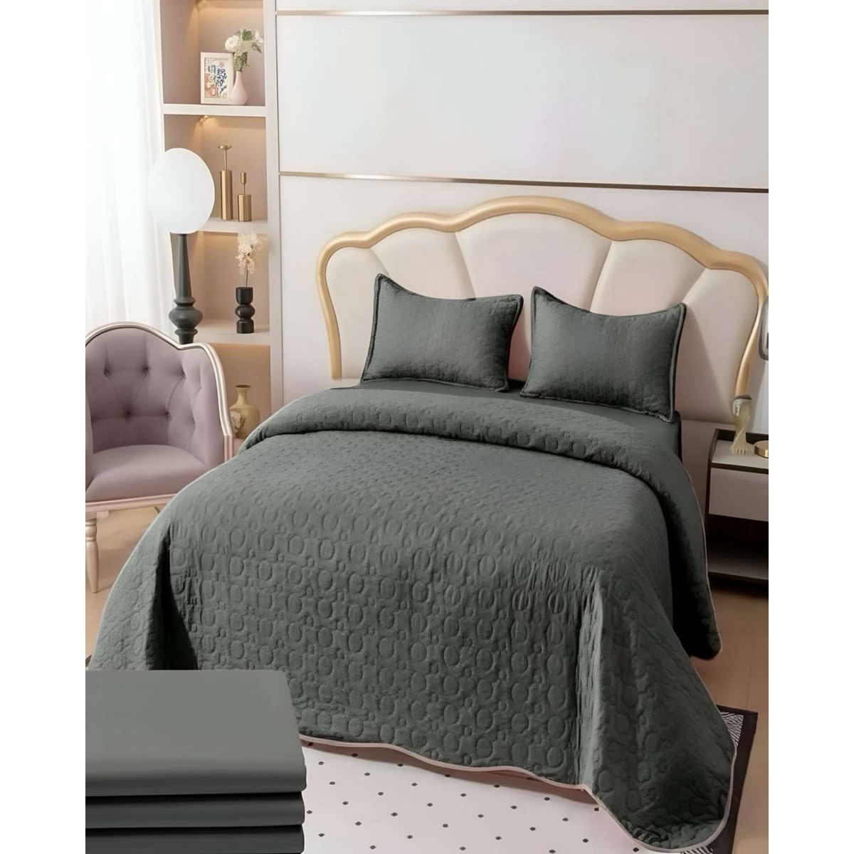 GENERICO - SABANA CON CUBRECAMA DE VERANO PLAZA Y MEDIA S84