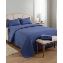 GENERICO - SABANA CON CUBRECAMA DE VERANO KING S140