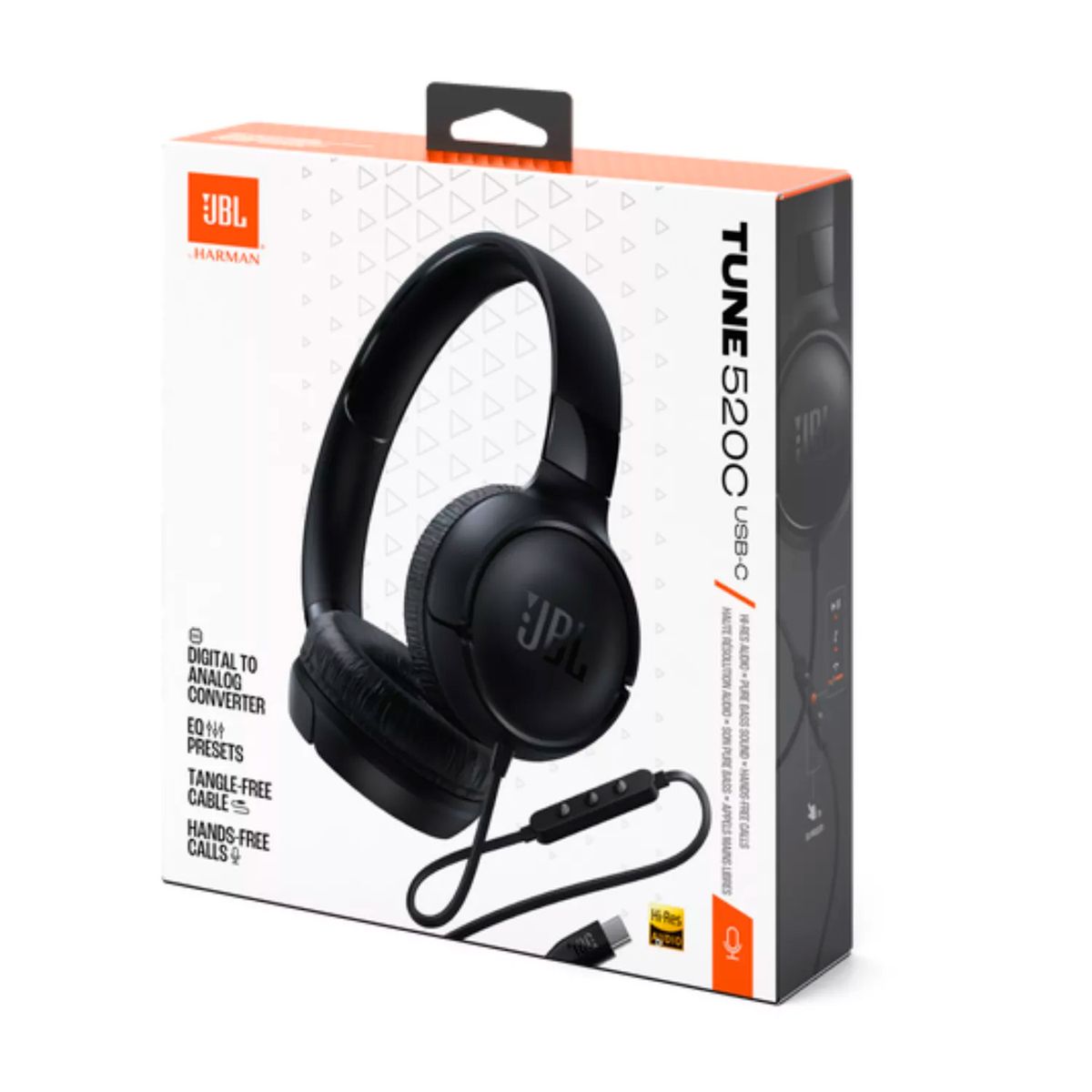 JBL - Audífonos JBL Tune 520C USB-C Negro