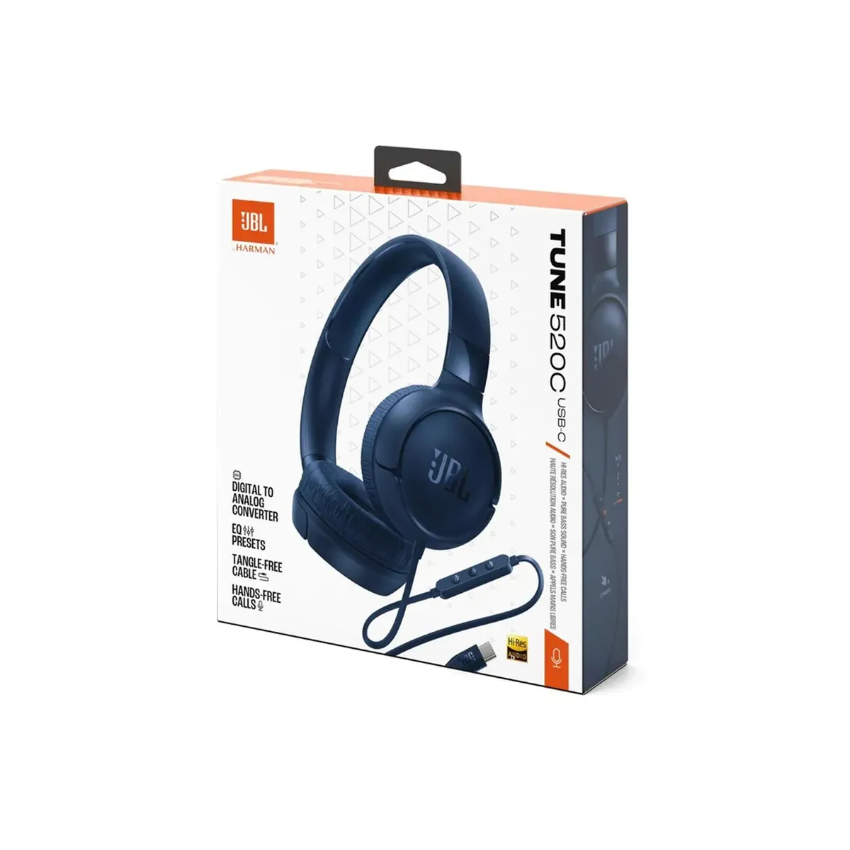 JBL - Audífonos JBL Tune 520C USB-C Azul