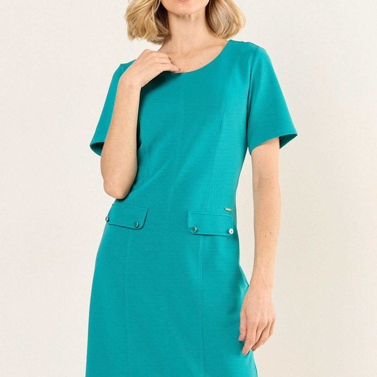 MA GRIFFE - Vestido Tipo Jumper Mujer Verde Magriffe