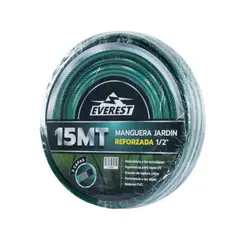 EVEREST - MANGUERA JARDIN REFORZADA 1/2"x 15 mt