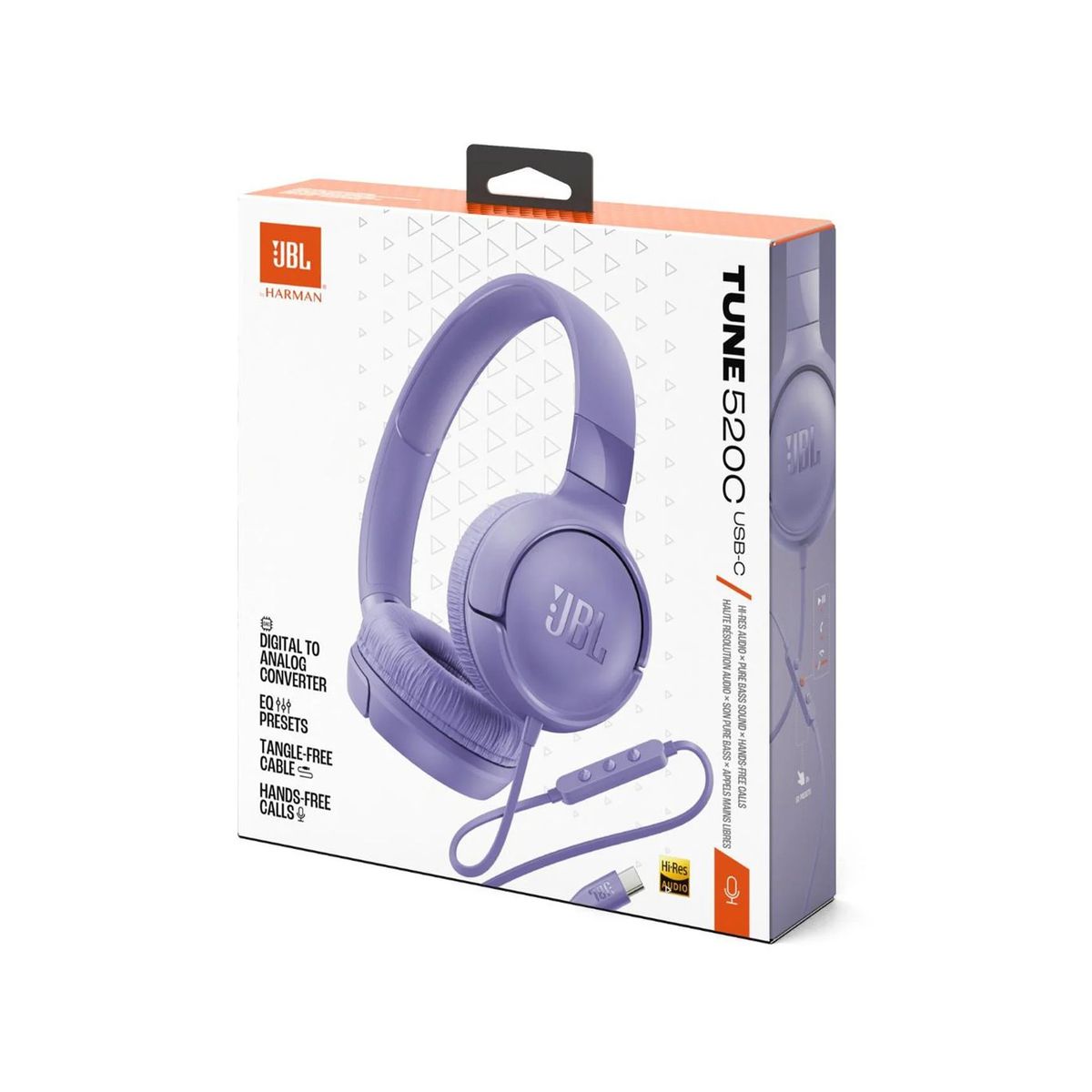 JBL - Audífonos JBL Tune 520C USB-C Purpura