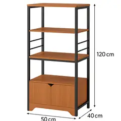 SPACE HOME - Estantería para Microondas y Electrodomésticos Estructura Metálica 3 Niveles