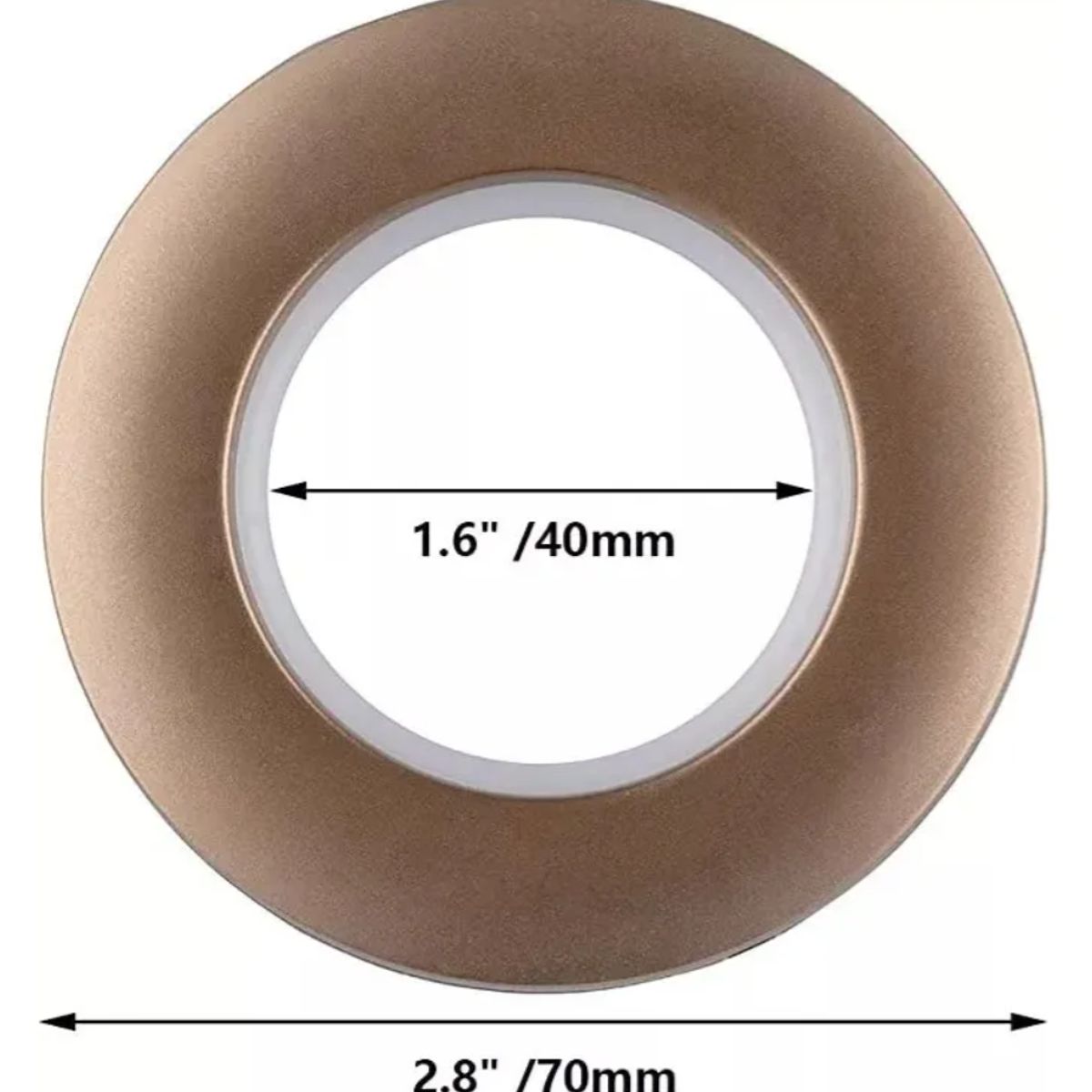 OKAY - Pack 60 Argollas Para Cortina - Se Instalan A Presion