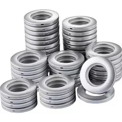 OKAY - Pack 60 Argollas Para Cortina - Se Instalan A Presion