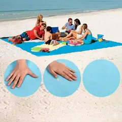 GENERICO - Manta Antiarena Para Playa Picnic Camping Impermeable