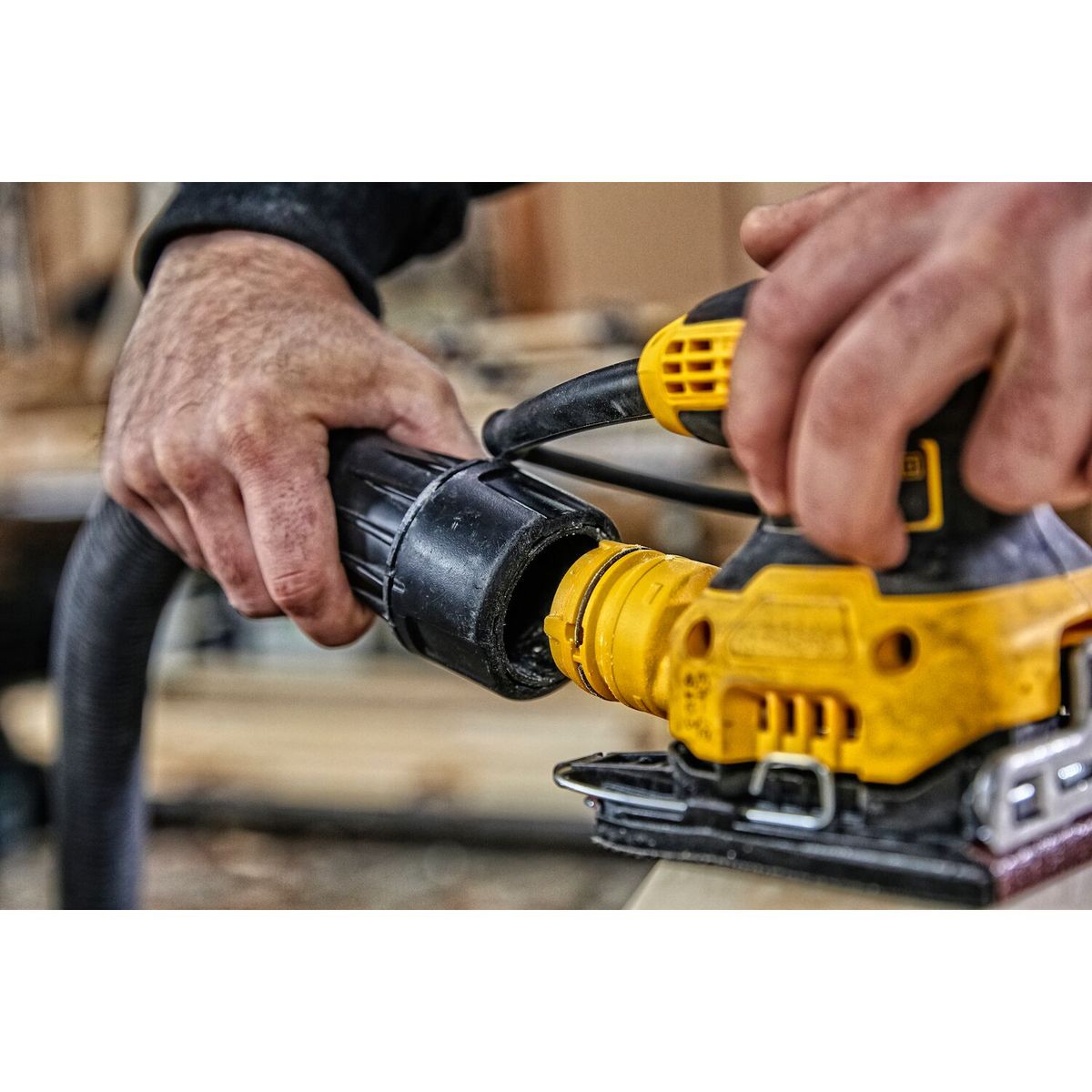DEWALT - Lijadora Profesional Orbital Dewalt Dwe6411 Amarilla 50hz/60 Amarillo 50 Hz/60 Hz