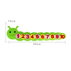 GENERICO - Juguete didáctico de matemática velcro para bebe y niños