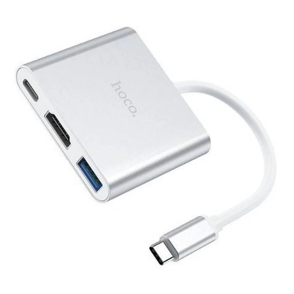 HOCO - Adaptador Usb-C A Hdmi / Usb-C / Usb 3.0 Hoco HB14