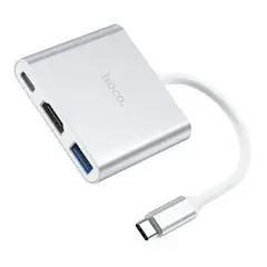 HOCO - Adaptador Usb-C A Hdmi / Usb-C / Usb 3.0 HB14
