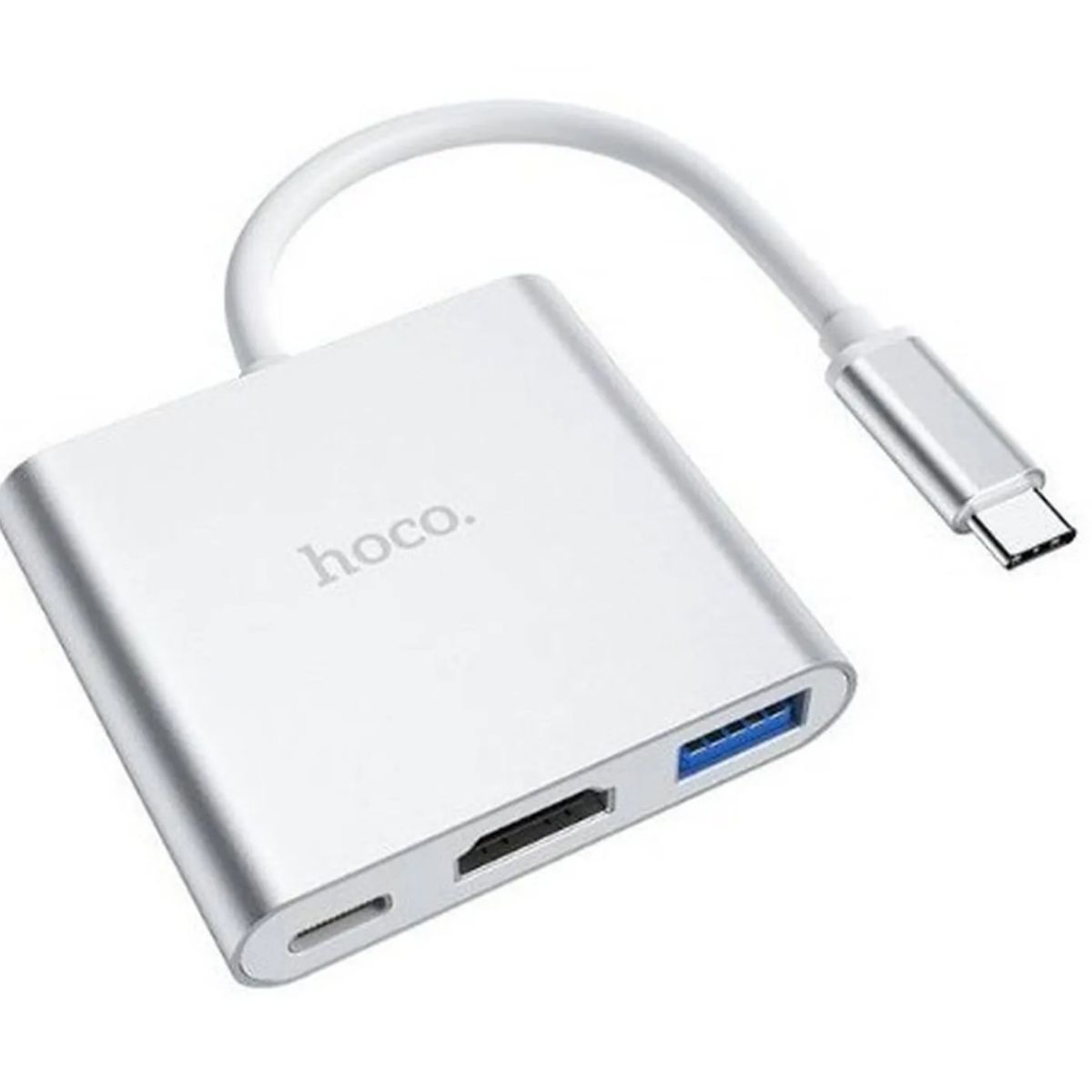 HOCO - Adaptador Usb-C A Hdmi / Usb-C / Usb 3.0 Hoco HB14