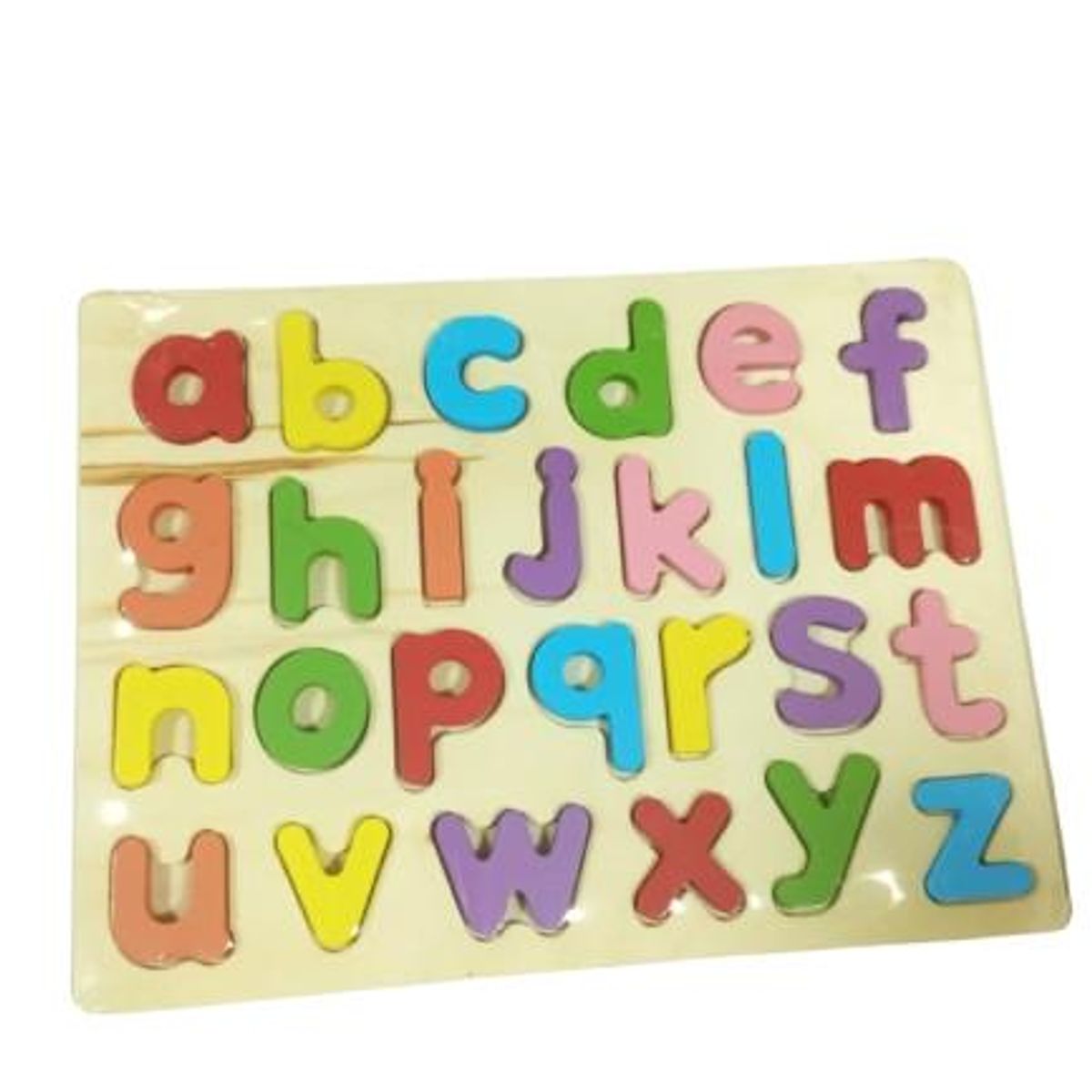 GENERICO - Juego didactico encaje de las letras de madera