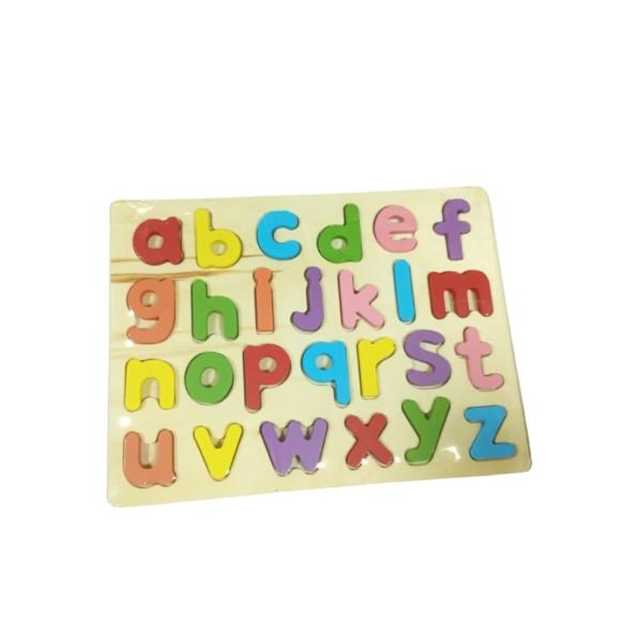GENERICO - Juego didactico encaje de las letras de madera