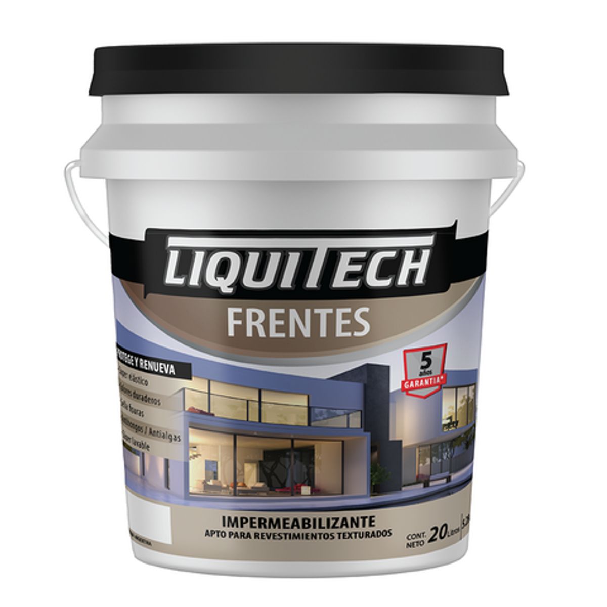 Impermeabilizante para frentes y muros Liquitech 4L Beige, marca GENERICO - Foto Principal