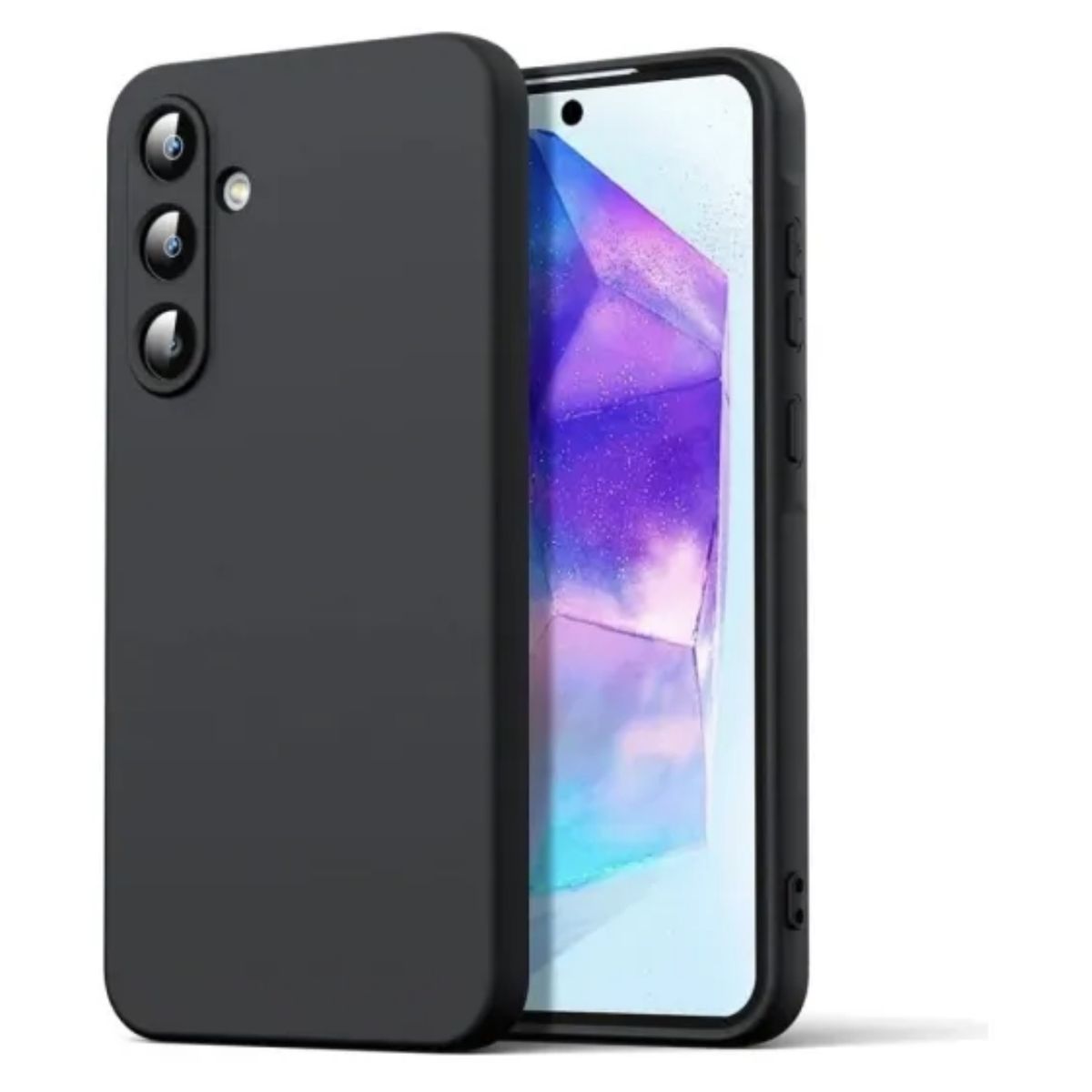 GENERICO - Carcasa De Silicona Para Samsung S25 Fe - Negro