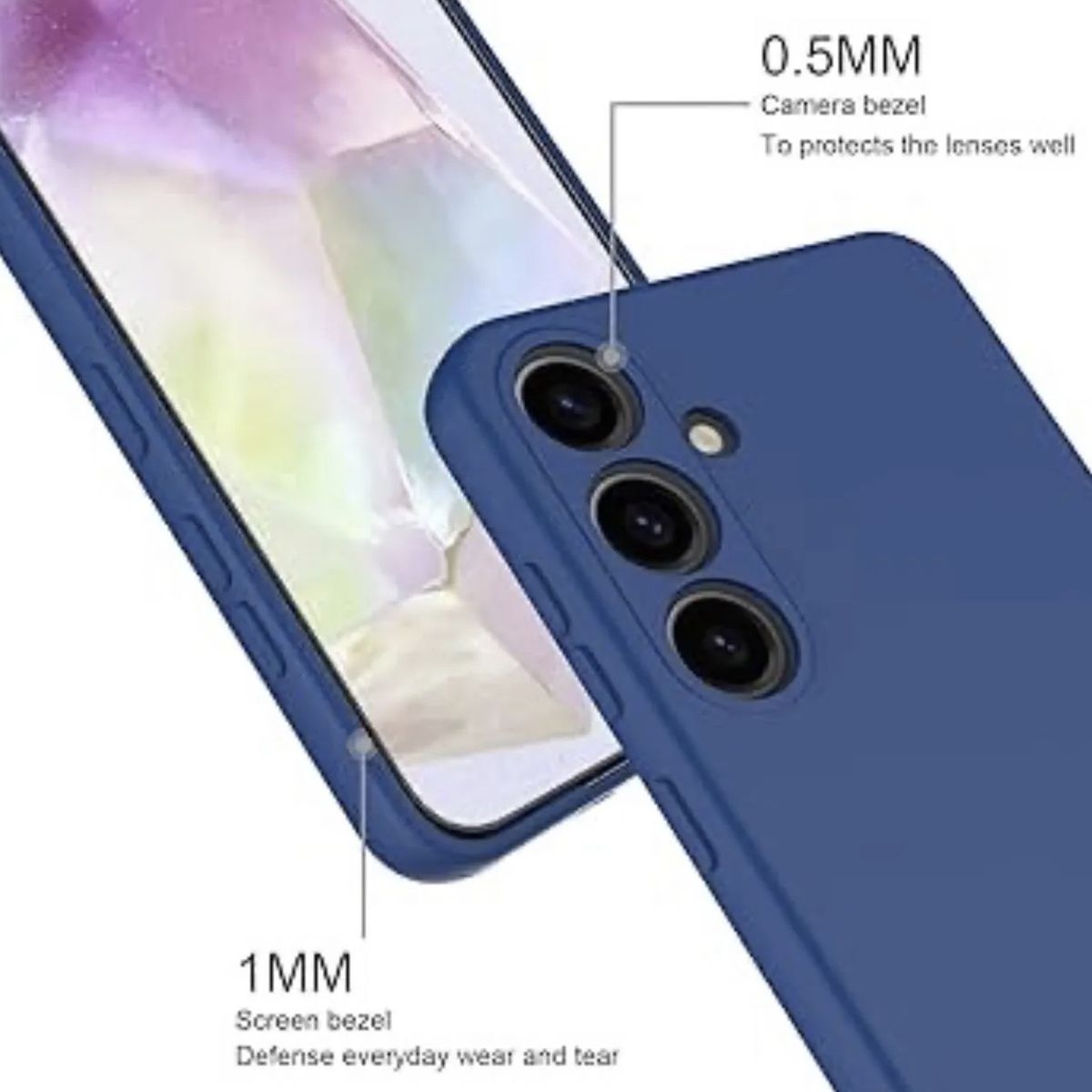 GENERICO - Carcasa De Silicona Para Samsung S25 Fe - Azul