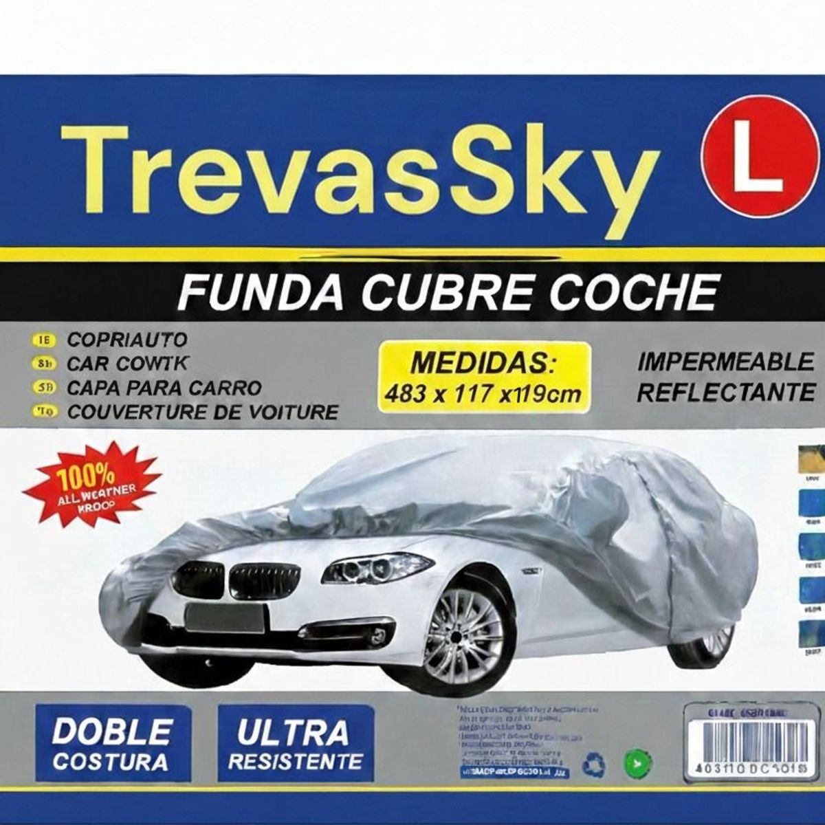 GENERICO - Cubre auto Talla L