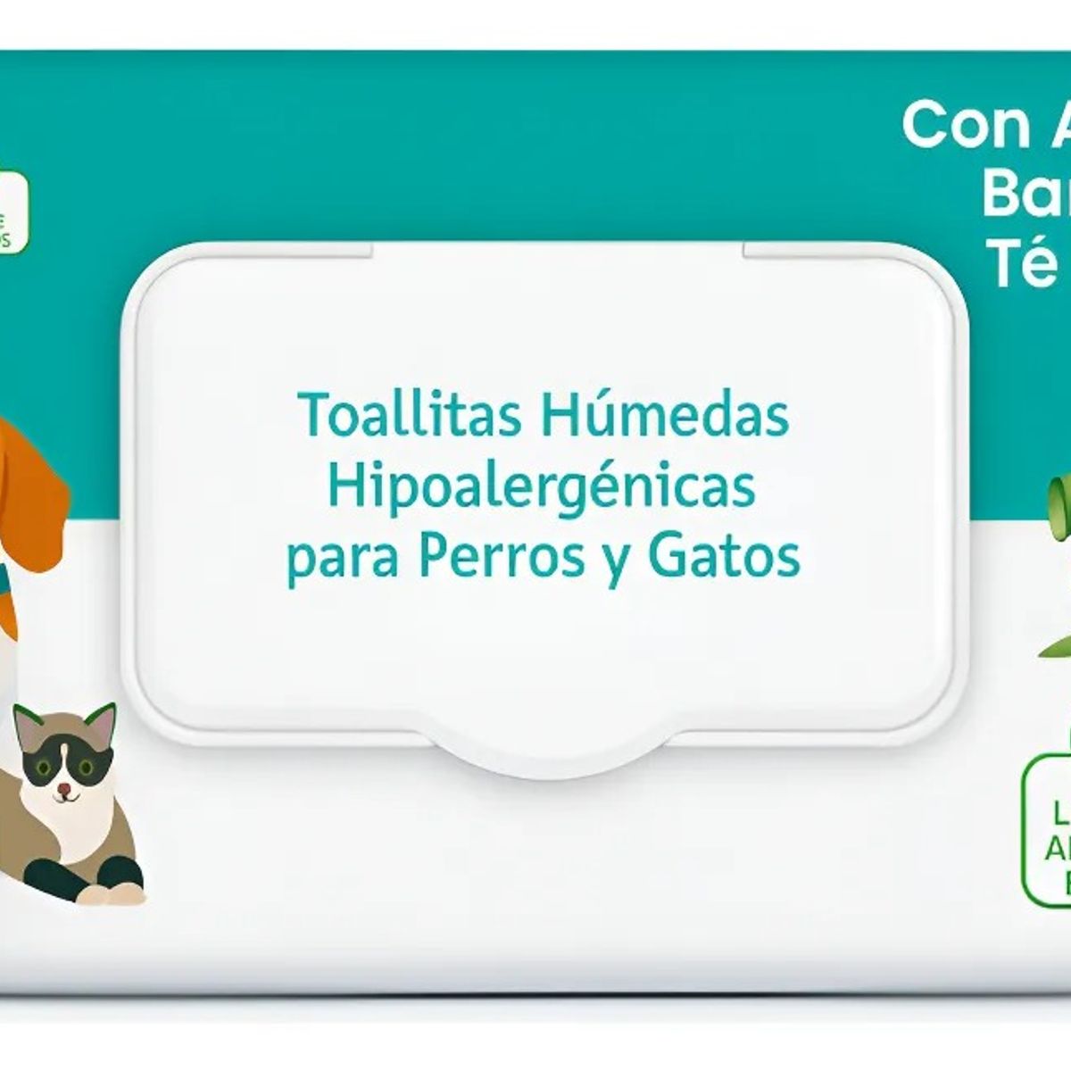 GENERICO - Toallas Humedas Bambu Limpieza Mascota Perro Gato 50und