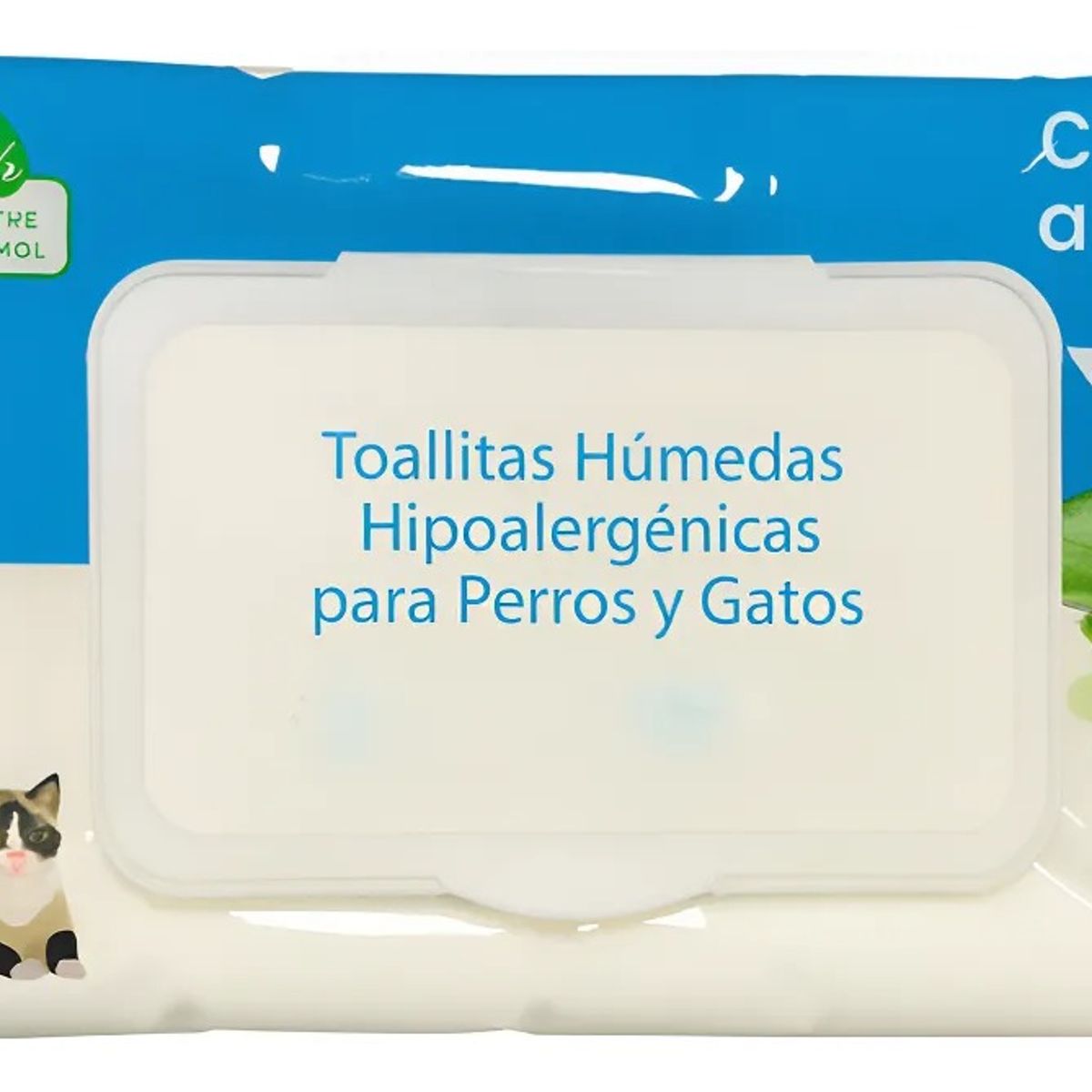 GENERICO - Toallas Humedas Aloe Vera Mascota Limpieza Perro Gato 50und