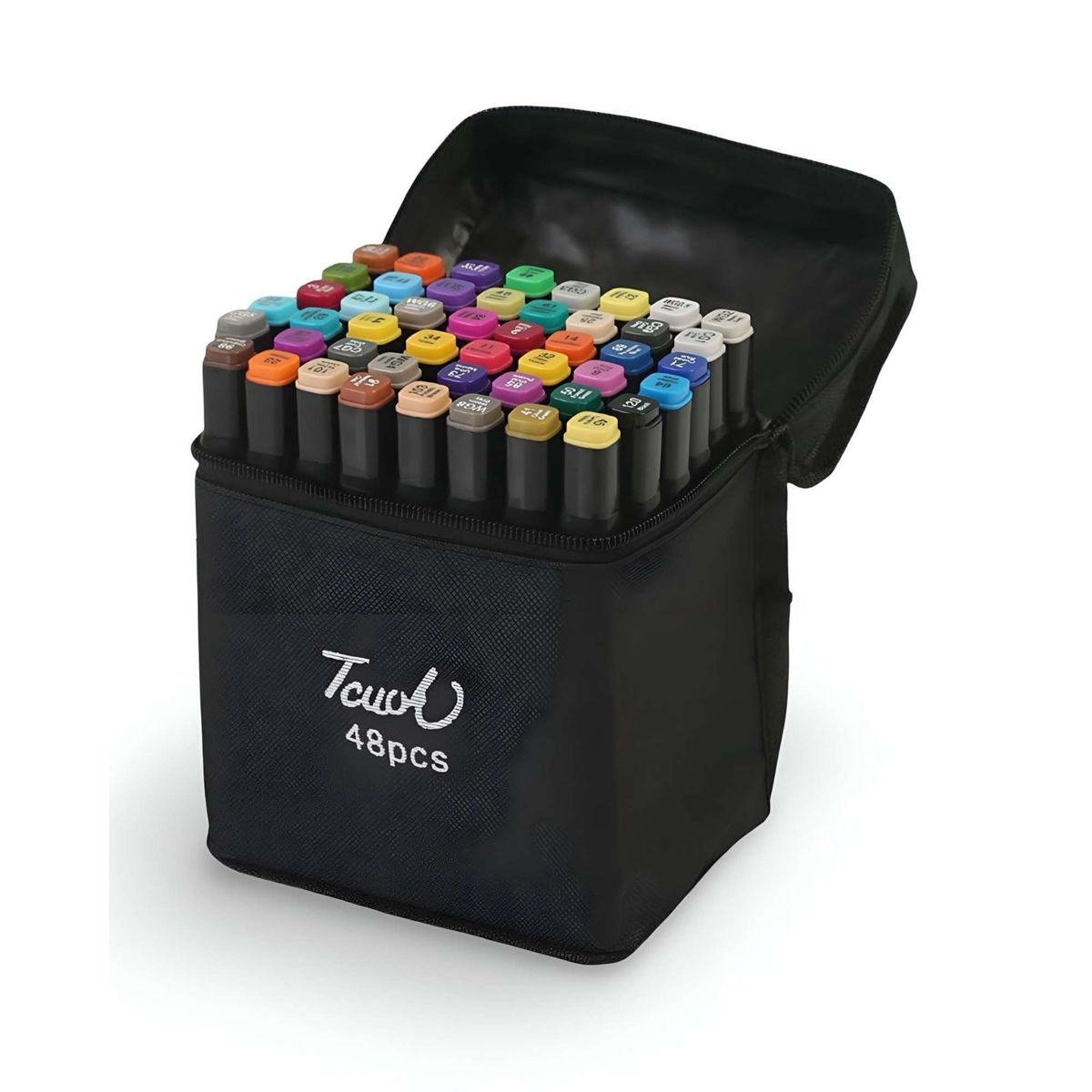 GENERICO - Rotuladores 48 Colores de Dibujo Artístico doble punta