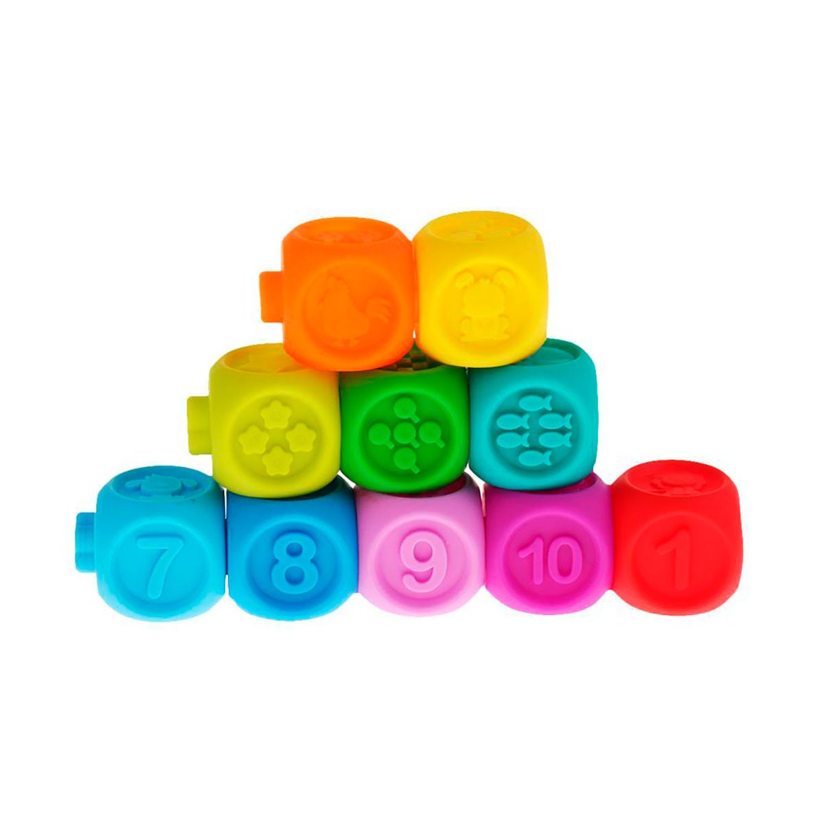 GENERICO - Cubos Apilables Goma Soft