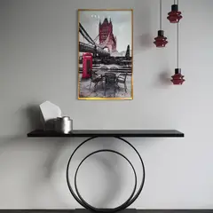 DEKAM DISEÑO - Cuadro Porcelana Diamantes London 60x40 cms