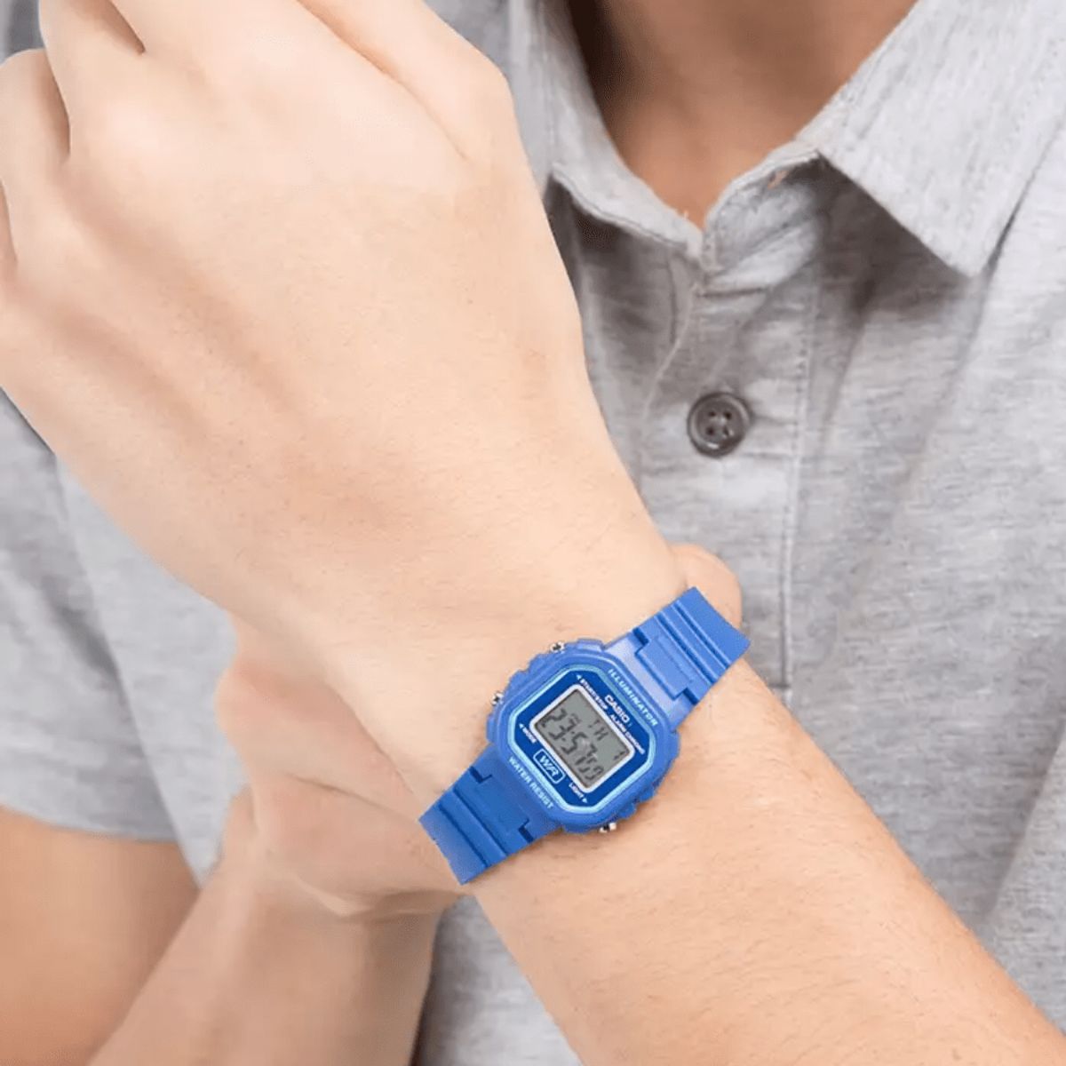 CASIO - RELOJ CASIO LA-20WH-2ADF AZUL UNISEX