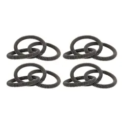 HERRERA MAISON - Set X4 Servilleteros Plata Jasp 3 Aros