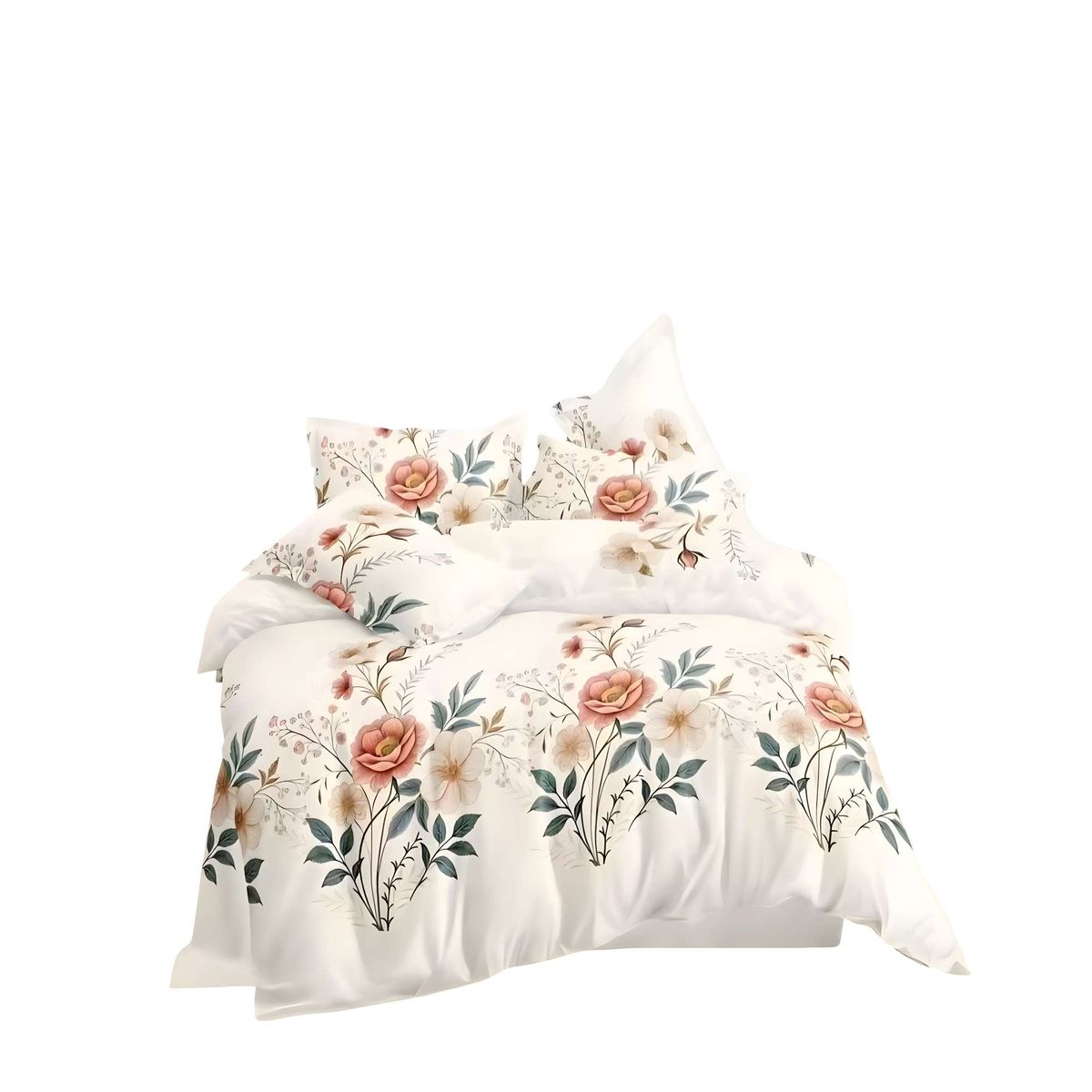 GENERICO - CUBRECAMA QUILT DE VERANO KING BLANCO 04
