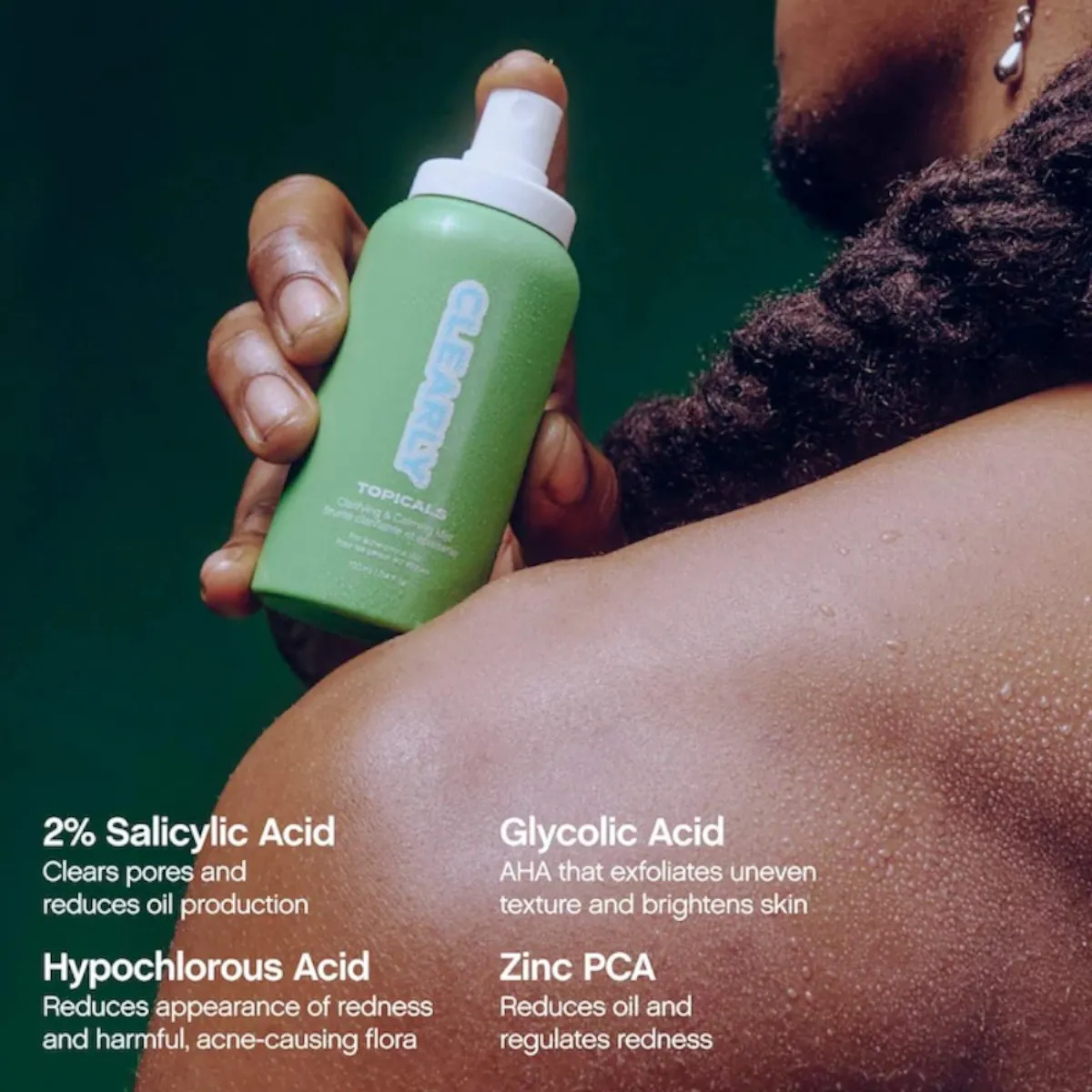 TOPICALS - Bruma Calmante + Aclarante para Piel con Acne Clearly Topicals 100ml