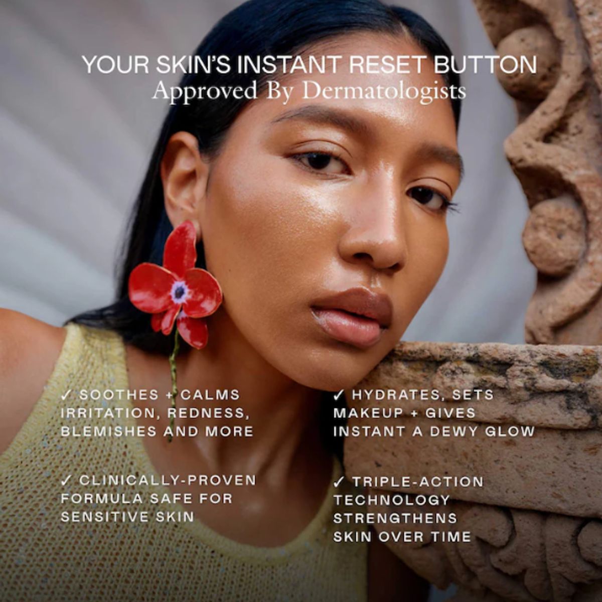 GENERICO - Bruma Facial Fortalecedora con Cica Panthenol y Ectoin 100ml Eadem