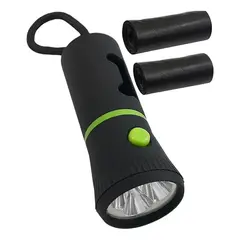 GENERICO - Dispensador Bolsas Mascotas Popo Caca Rollo Bolsas Luz Led