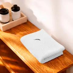 NAUTICA - Toalla de mano VIS 100% algodón alta calidad 30x50cm blanca