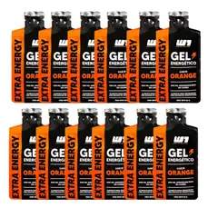 WINKLER NUTRITION - Pack X12 Geles Energeticos Naranja Aminoacidos Rendimiento