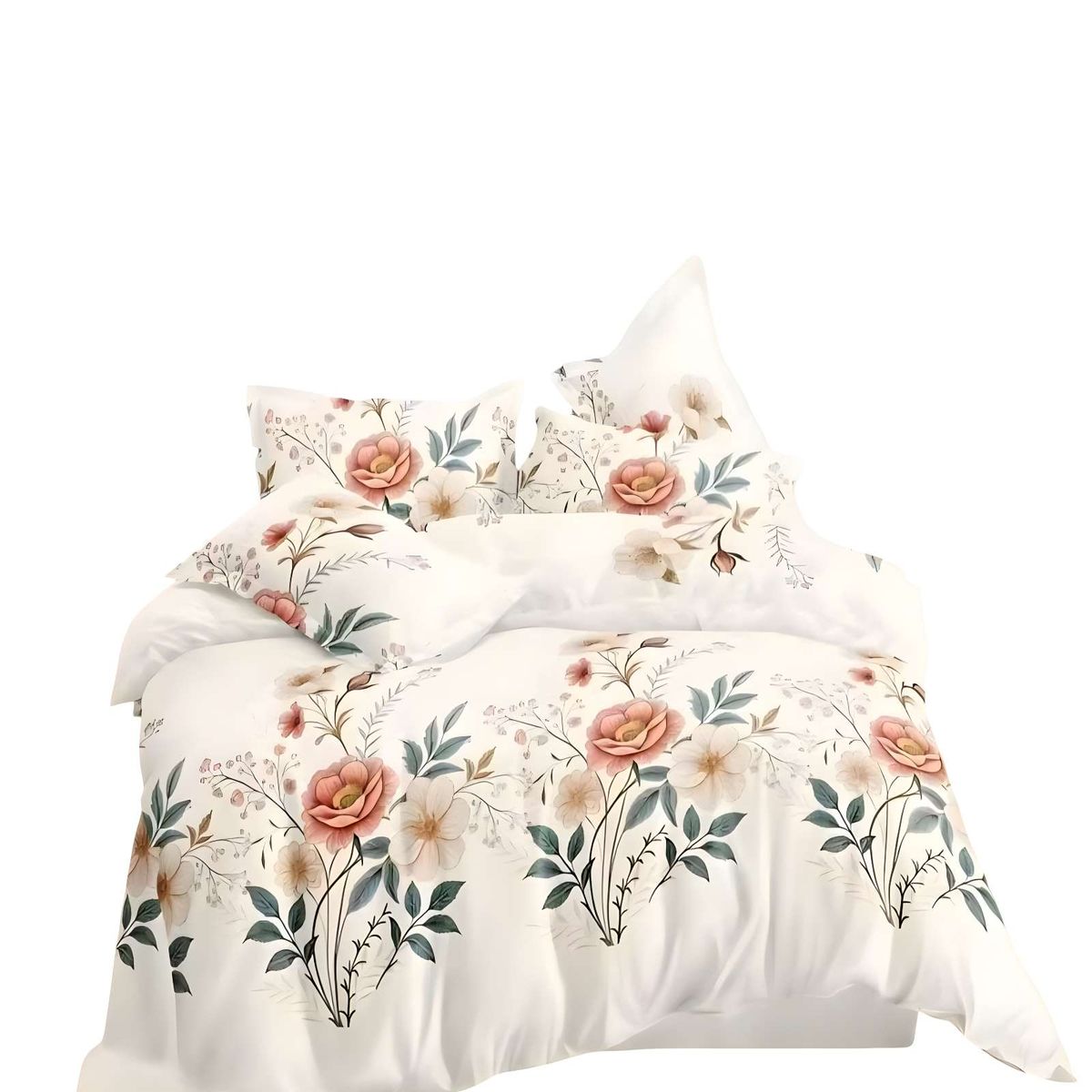 GENERICO - QUILT CUBRECAMA DE VERANO KING BLANCO 04