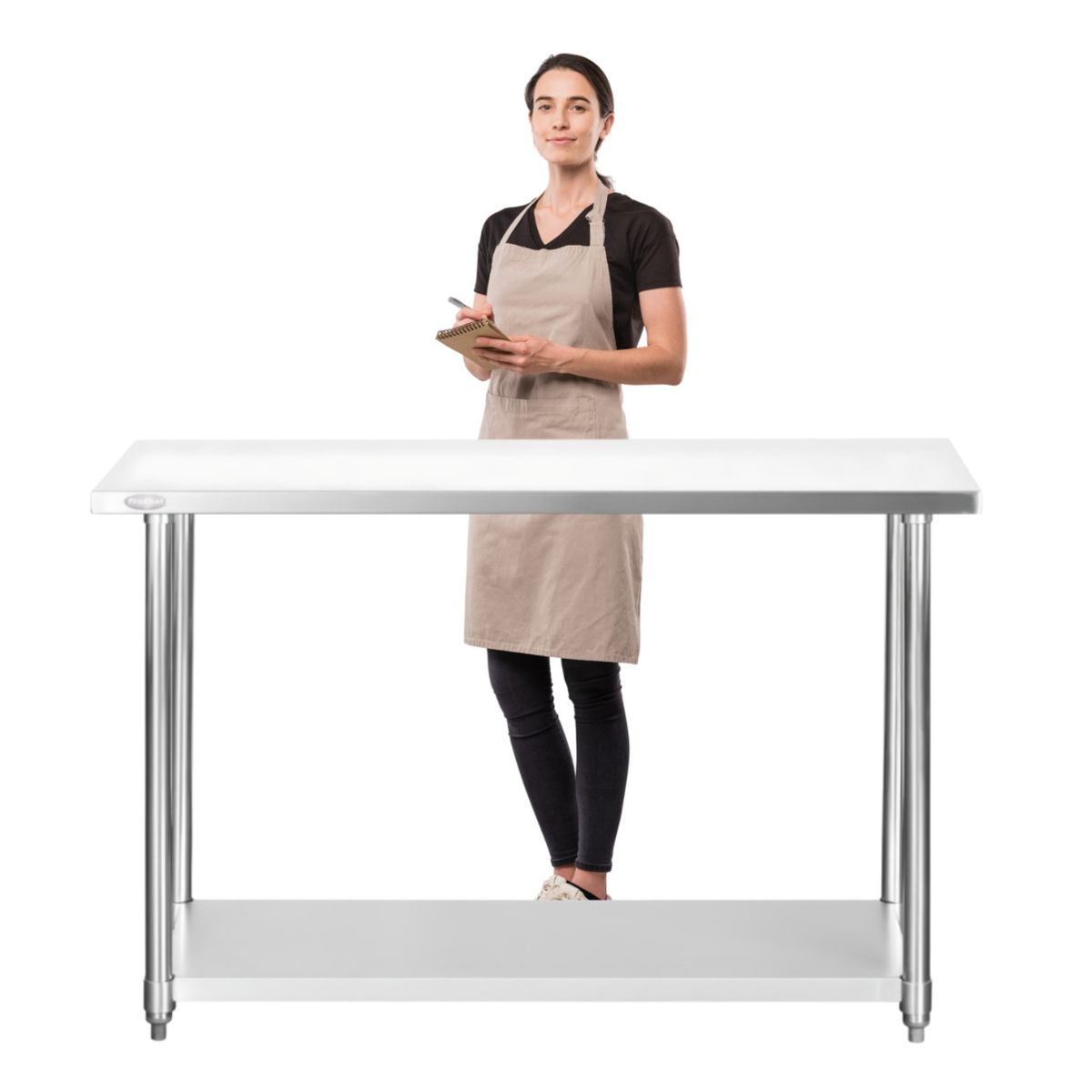 PROCHEF - Mesón Centro ECO Acero Inoxidable 160x60x85 cm.