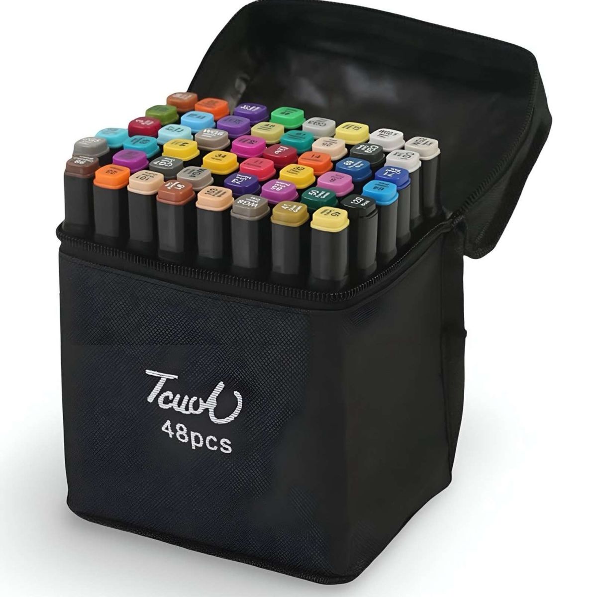 GENERICO - Rotuladores 48 Colores de Dibujo Artistico doble punta