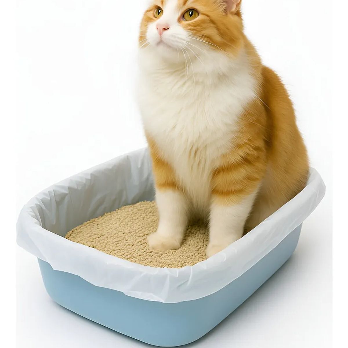 GENERICO - 12 Bolsas Arenero Gatos Bolsa Sanitarias Desechables 60x50cm