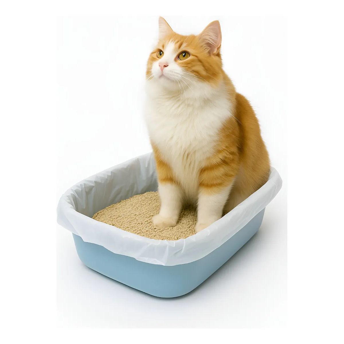 GENERICO - 12 Bolsas Arenero Gatos Bolsa Sanitarias Desechables 60x50cm