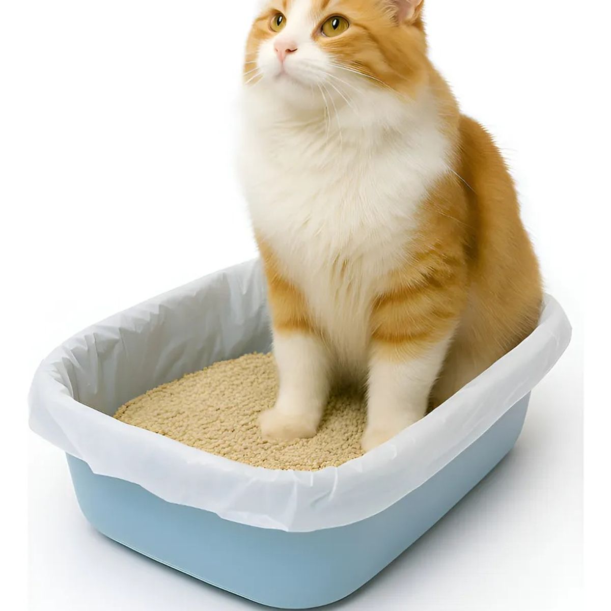 GENERICO - 12 Bolsa Sanitarias Desechables Bolsas Arenero Gatos 50x40cm