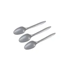GENERICO - Cucharas Plásticas Color Gris 20Pcs 14Cm