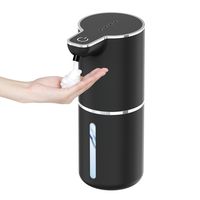 Dispensador Automático De Jabón Eléctrico Sensor Recargable Negro