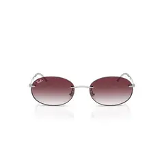 RAY BAN - Anteojos De Sol Ray-Ban RB3767 Silver Clear Gradient Dark Violet Plateado Unisex