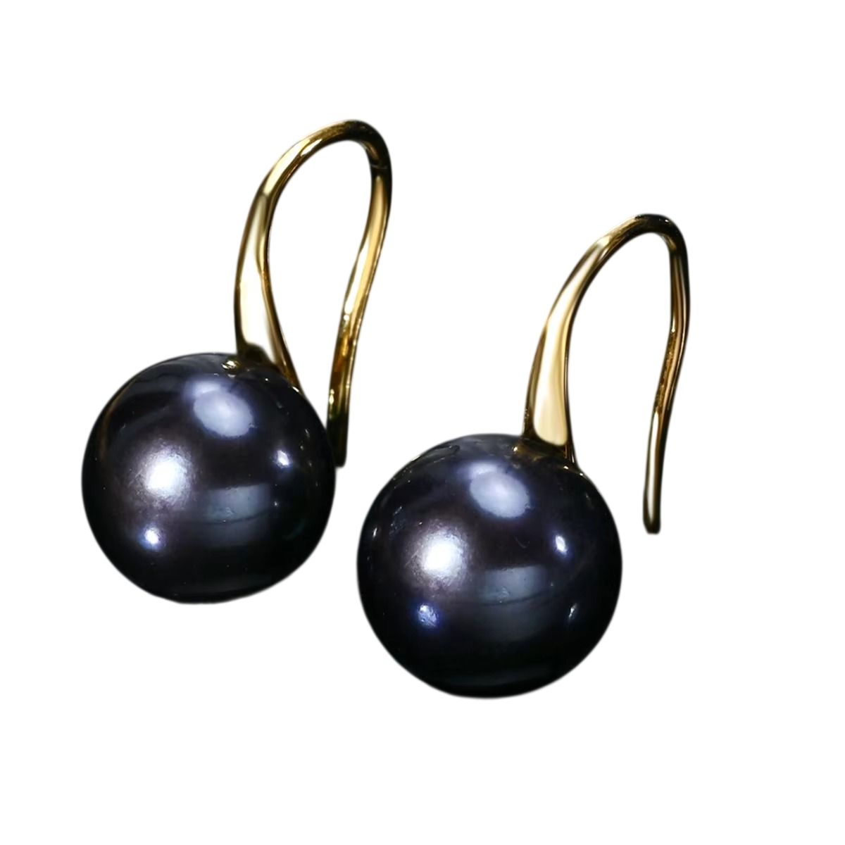 LUXURYJOYAS - Aros Perlas Cultivadas De Agua Dulce Oro 18kt Sobre Plata925
