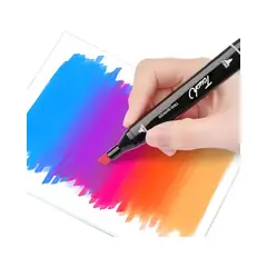 GENERICO - Rotuladores doble punta 120 colores de dibujo artistico