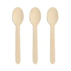 GENERICO - Cuchara De Madera 12Pcs 14Cm