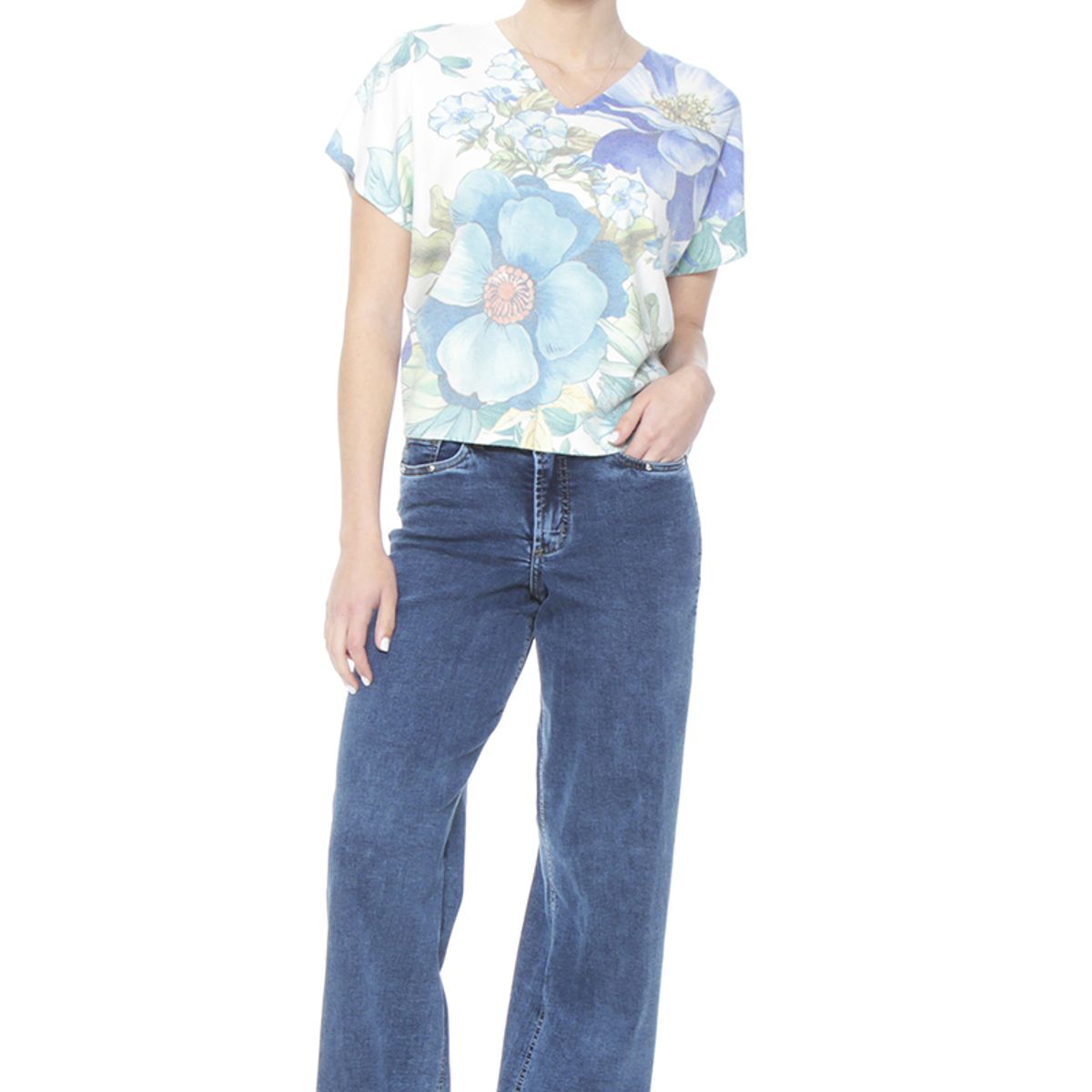 WADOS - SWEATER MANGA CORTA SUBLIMADO ESCOTE V