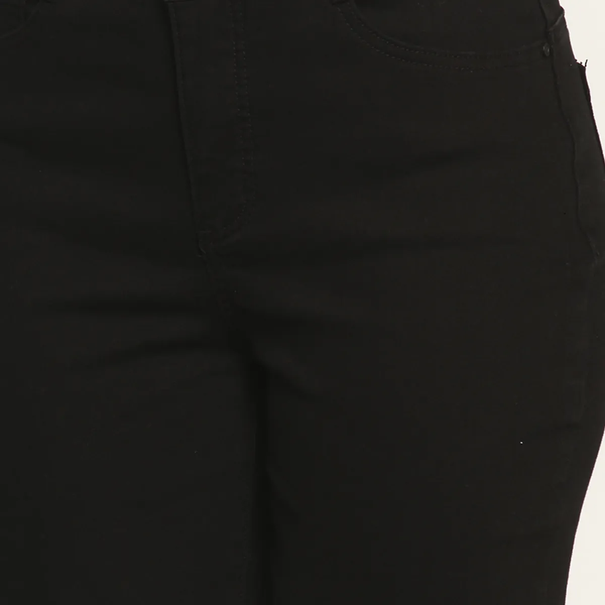 WADOS - JEANS MUJER RECTO TIRO ALTO PUSH IN PUSH UP PRETINA BASICA CON UN BOTON